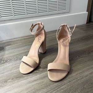 Call it spring nude block heels